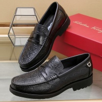 Salvatore Ferragamo Leather Shoes For Men #1100048