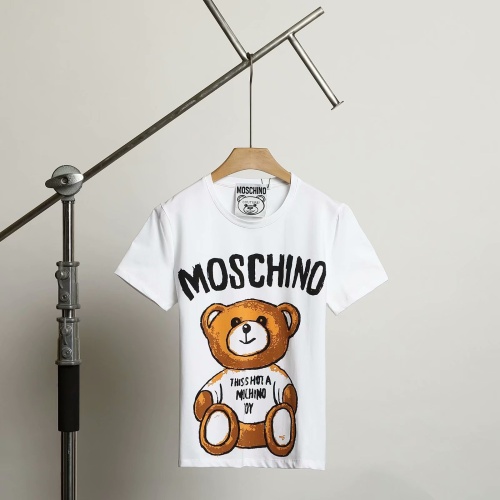 Cheap Moschino T-Shirts Short Sleeved For Women #1100922 Replica Wholesale [$34.00 USD] [ITEM#1100922] on Replica Moschino T-Shirts