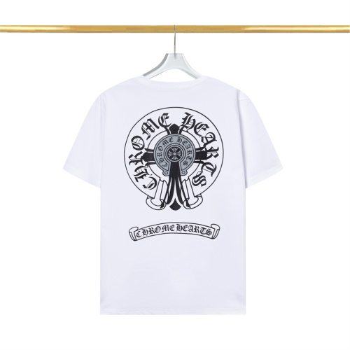 Cheap Chrome Hearts T-Shirts Short Sleeved For Men #1101615 Replica Wholesale [$39.00 USD] [ITEM#1101615] on Replica Chrome Hearts T-Shirts
