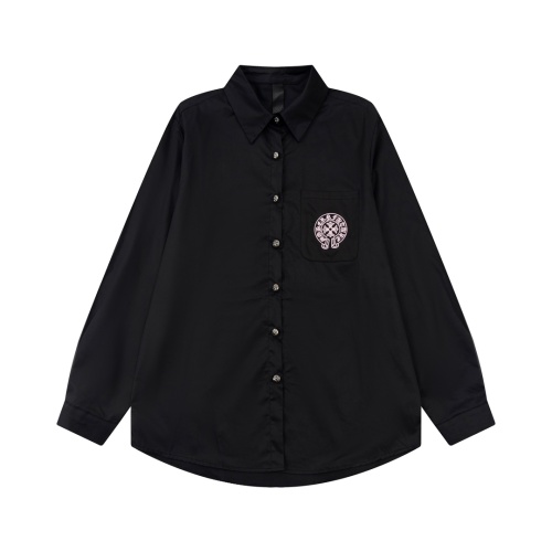 Cheap Chrome Hearts Shirts Long Sleeved For Unisex #1101658 Replica Wholesale [$45.00 USD] [ITEM#1101658] on Replica Chrome Hearts Shirts