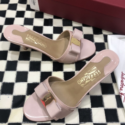 Cheap Salvatore Ferragamo Slippers For Women #1102345 Replica Wholesale [$96.00 USD] [ITEM#1102345] on Replica Salvatore Ferragamo Slippers