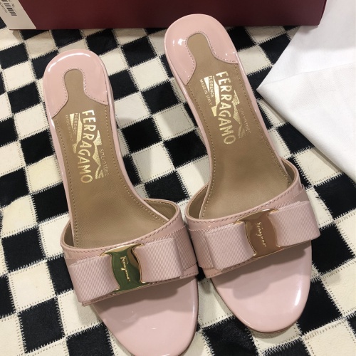 Cheap Salvatore Ferragamo Slippers For Women #1102345 Replica Wholesale [$96.00 USD] [ITEM#1102345] on Replica Salvatore Ferragamo Slippers