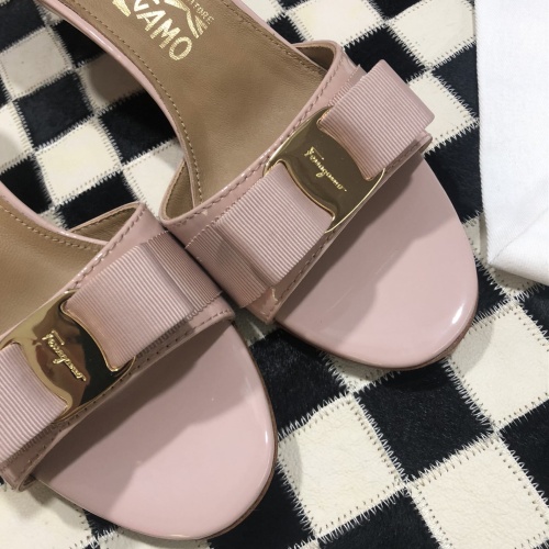 Cheap Salvatore Ferragamo Slippers For Women #1102345 Replica Wholesale [$96.00 USD] [ITEM#1102345] on Replica Salvatore Ferragamo Slippers