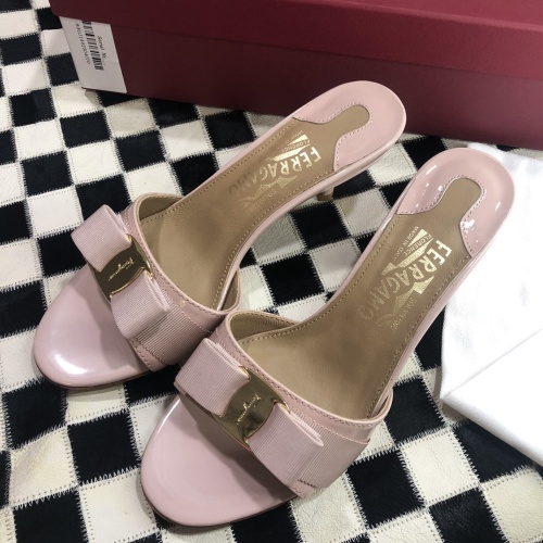 Cheap Salvatore Ferragamo Slippers For Women #1102345 Replica Wholesale [$96.00 USD] [ITEM#1102345] on Replica Salvatore Ferragamo Slippers