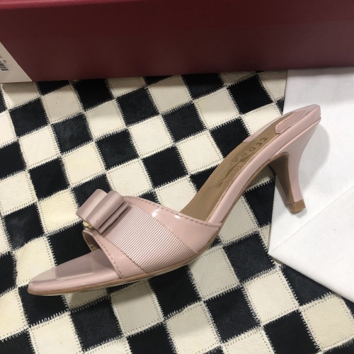 Cheap Salvatore Ferragamo Slippers For Women #1102345 Replica Wholesale [$96.00 USD] [ITEM#1102345] on Replica Salvatore Ferragamo Slippers
