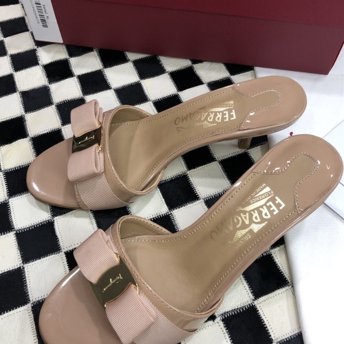 Cheap Salvatore Ferragamo Slippers For Women #1102346 Replica Wholesale [$96.00 USD] [ITEM#1102346] on Replica Salvatore Ferragamo Slippers