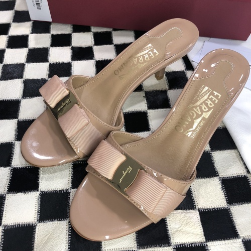 Cheap Salvatore Ferragamo Slippers For Women #1102346 Replica Wholesale [$96.00 USD] [ITEM#1102346] on Replica Salvatore Ferragamo Slippers