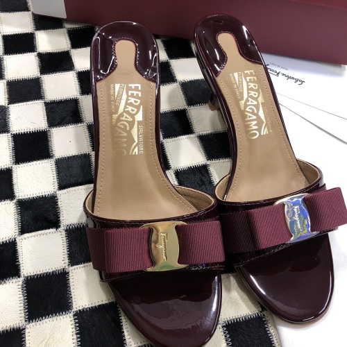Cheap Salvatore Ferragamo Slippers For Women #1102348 Replica Wholesale [$96.00 USD] [ITEM#1102348] on Replica Salvatore Ferragamo Slippers