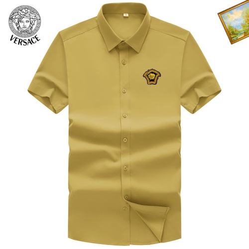 Cheap Versace Shirts Short Sleeved For Men #1102355 Replica Wholesale [$38.00 USD] [ITEM#1102355] on Replica Versace Shirts