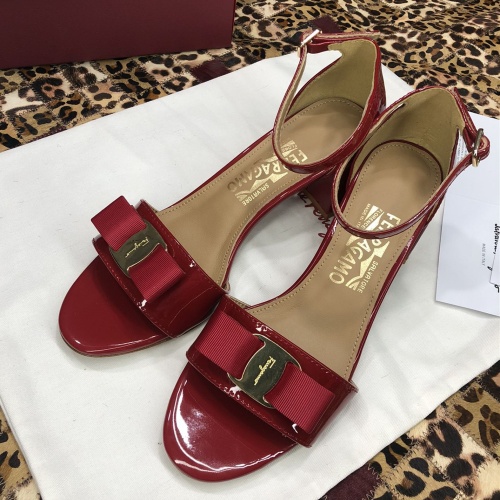 Cheap Salvatore Ferragamo Sandals For Women #1102419 Replica Wholesale [$96.00 USD] [ITEM#1102419] on Replica Salvatore Ferragamo Sandals