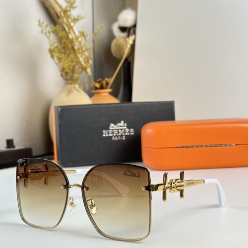 Cheap Hermes AAA Quality Sunglasses #1104769 Replica Wholesale [$64.00 USD] [ITEM#1104769] on Replica Hermes AAA Quality Sunglasses