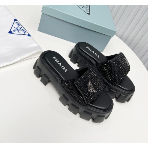 Cheap Prada Slippers For Women #1105246 Replica Wholesale [$108.00 USD] [ITEM#1105246] on Replica Prada Slippers