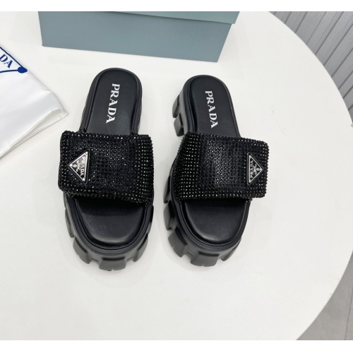 Cheap Prada Slippers For Women #1105246 Replica Wholesale [$108.00 USD] [ITEM#1105246] on Replica Prada Slippers