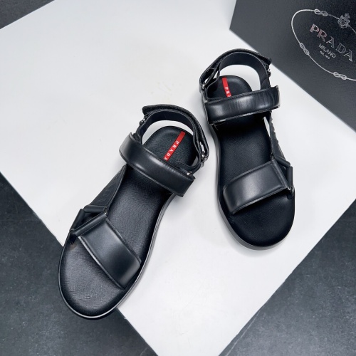 Cheap Prada Sandal For Men #1105679 Replica Wholesale [$118.00 USD] [ITEM#1105679] on Replica Prada Sandal