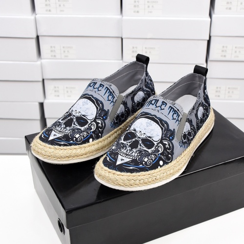 Cheap Philipp Plein Casual Shoes For Men #1106825 Replica Wholesale [$72.00 USD] [ITEM#1106825] on Replica Philipp Plein PP Casual Shoes