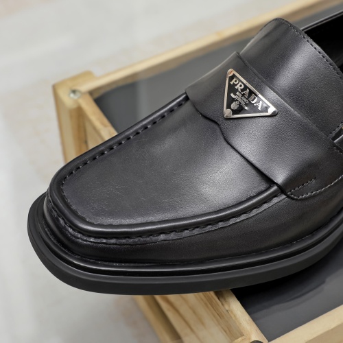 Cheap Prada Leather Shoes For Men #1107407 Replica Wholesale [$98.00 USD] [ITEM#1107407] on Replica Prada Leather Shoes