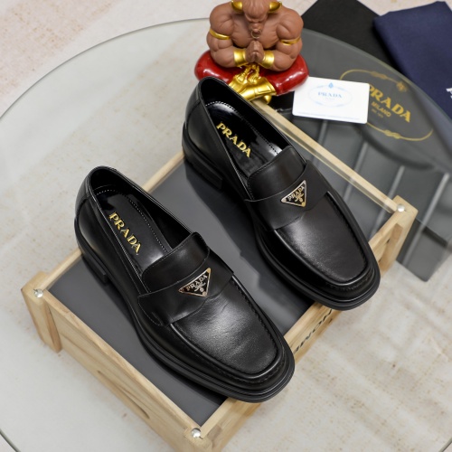Cheap Prada Leather Shoes For Men #1107408 Replica Wholesale [$98.00 USD] [ITEM#1107408] on Replica Prada Leather Shoes