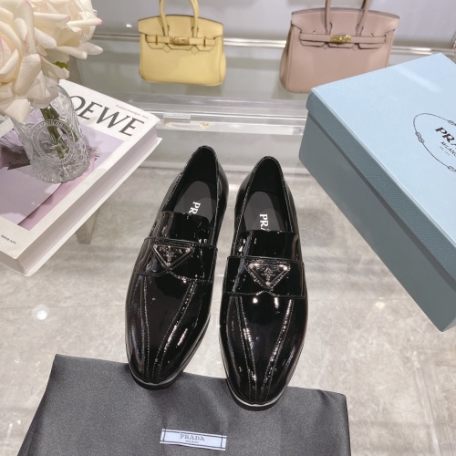 Cheap Prada Leather Shoes For Women #1107479 Replica Wholesale [$96.00 USD] [ITEM#1107479] on Replica Prada Leather Shoes