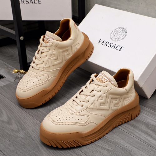 Cheap Versace Casual Shoes For Men #1107493 Replica Wholesale [$105.00 USD] [ITEM#1107493] on Replica Versace Casual Shoes