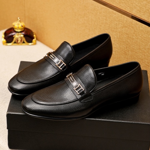 Cheap Prada Leather Shoes For Men #1107603 Replica Wholesale [$92.00 USD] [ITEM#1107603] on Replica Prada Leather Shoes