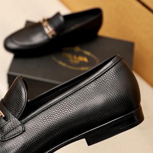 Cheap Prada Leather Shoes For Men #1107603 Replica Wholesale [$92.00 USD] [ITEM#1107603] on Replica Prada Leather Shoes