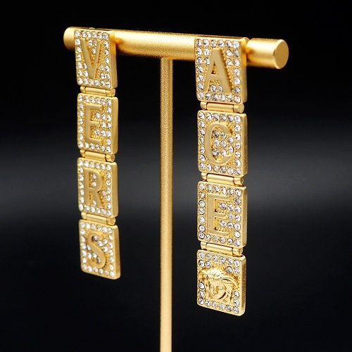 Cheap Versace Earrings For Women #1108043 Replica Wholesale [$29.00 USD] [ITEM#1108043] on Replica Versace Earrings