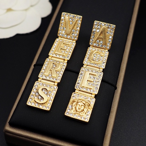 Cheap Versace Earrings For Women #1108043 Replica Wholesale [$29.00 USD] [ITEM#1108043] on Replica Versace Earrings