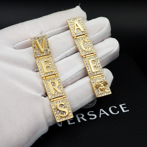 Cheap Versace Earrings For Women #1108043 Replica Wholesale [$29.00 USD] [ITEM#1108043] on Replica Versace Earrings