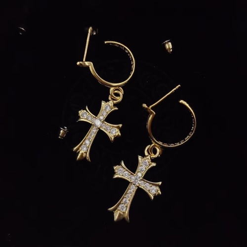 Cheap Chrome Hearts Earrings For Women #1108212 Replica Wholesale [$38.00 USD] [ITEM#1108212] on Replica Chrome Hearts Earrings