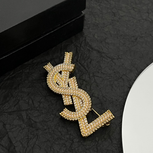 Cheap Yves Saint Laurent Brooches For Women #1108324 Replica Wholesale [$42.00 USD] [ITEM#1108324] on Replica Yves Saint Laurent Brooches