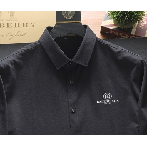 Cheap Balenciaga Shirts Long Sleeved For Men #1109368 Replica Wholesale [$40.00 USD] [ITEM#1109368] on Replica Balenciaga Shirts