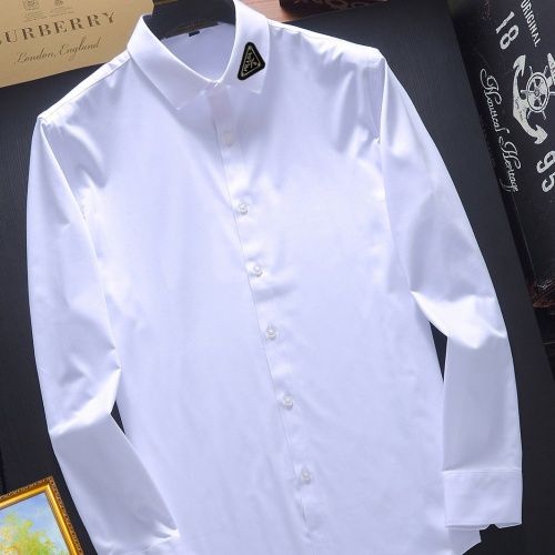 Cheap Prada Shirts Long Sleeved For Men #1109385 Replica Wholesale [$40.00 USD] [ITEM#1109385] on Replica Prada Shirts