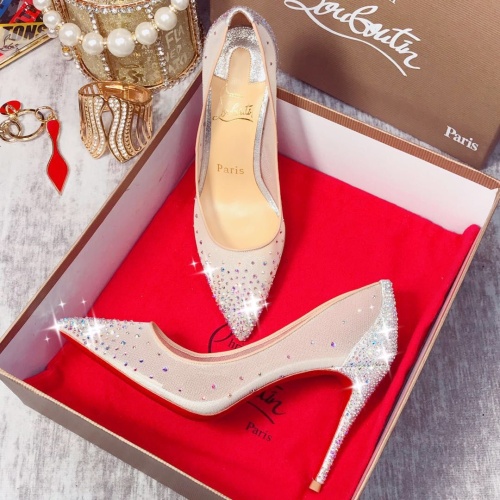 Cheap Christian Louboutin High-heeled shoes For Women #1109726 Replica Wholesale [$112.00 USD] [ITEM#1109726] on Replica Christian Louboutin High-heeled shoes