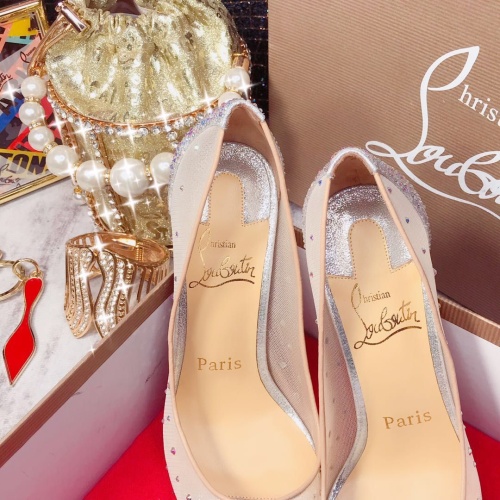 Cheap Christian Louboutin High-heeled shoes For Women #1109726 Replica Wholesale [$112.00 USD] [ITEM#1109726] on Replica Christian Louboutin High-heeled shoes