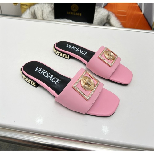 Cheap Versace Slippers For Women #1109765 Replica Wholesale [$82.00 USD] [ITEM#1109765] on Replica Versace Slippers