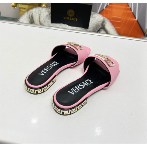 Cheap Versace Slippers For Women #1109765 Replica Wholesale [$82.00 USD] [ITEM#1109765] on Replica Versace Slippers