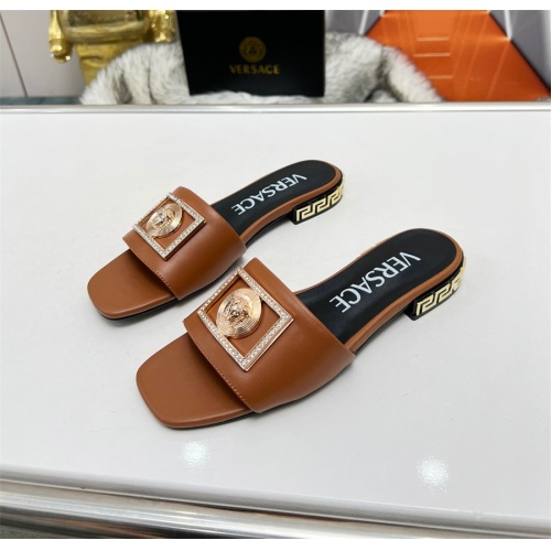 Cheap Versace Slippers For Women #1109767 Replica Wholesale [$82.00 USD] [ITEM#1109767] on Replica Versace Slippers