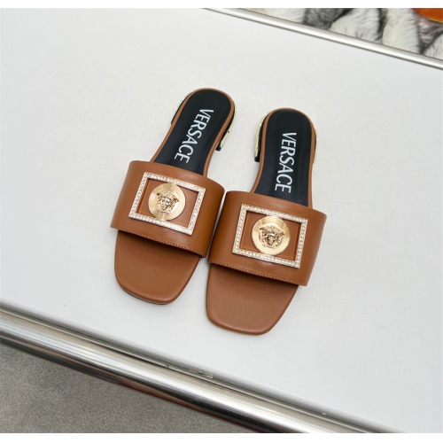 Cheap Versace Slippers For Women #1109767 Replica Wholesale [$82.00 USD] [ITEM#1109767] on Replica Versace Slippers