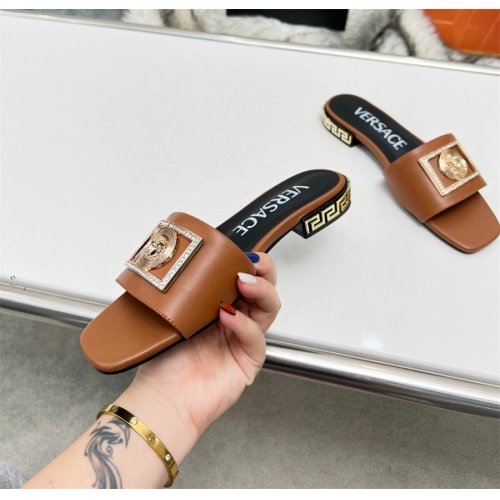 Cheap Versace Slippers For Women #1109767 Replica Wholesale [$82.00 USD] [ITEM#1109767] on Replica Versace Slippers