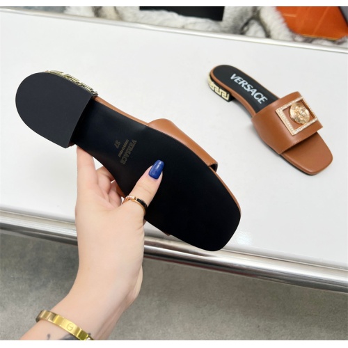 Cheap Versace Slippers For Women #1109767 Replica Wholesale [$82.00 USD] [ITEM#1109767] on Replica Versace Slippers