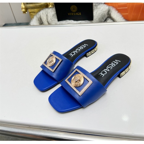 Cheap Versace Slippers For Women #1109768 Replica Wholesale [$82.00 USD] [ITEM#1109768] on Replica Versace Slippers