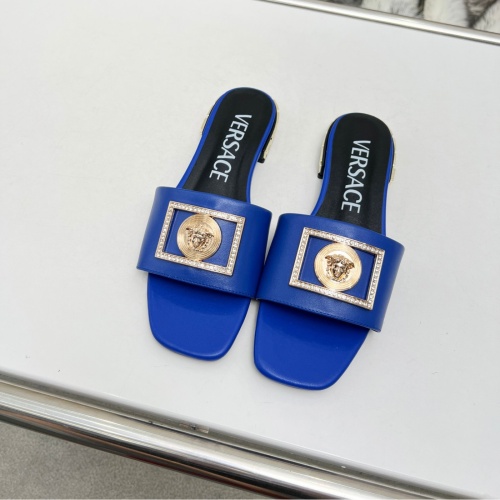 Cheap Versace Slippers For Women #1109768 Replica Wholesale [$82.00 USD] [ITEM#1109768] on Replica Versace Slippers