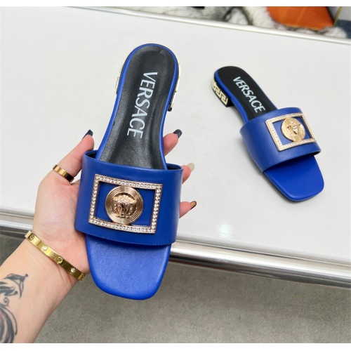 Cheap Versace Slippers For Women #1109768 Replica Wholesale [$82.00 USD] [ITEM#1109768] on Replica Versace Slippers