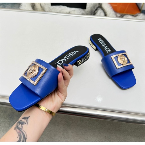 Cheap Versace Slippers For Women #1109768 Replica Wholesale [$82.00 USD] [ITEM#1109768] on Replica Versace Slippers
