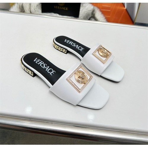Cheap Versace Slippers For Women #1109769 Replica Wholesale [$82.00 USD] [ITEM#1109769] on Replica Versace Slippers