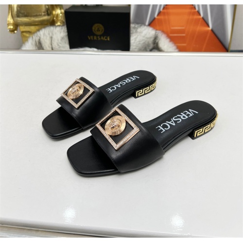 Cheap Versace Slippers For Women #1109770 Replica Wholesale [$82.00 USD] [ITEM#1109770] on Replica Versace Slippers