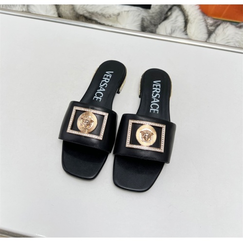 Cheap Versace Slippers For Women #1109770 Replica Wholesale [$82.00 USD] [ITEM#1109770] on Replica Versace Slippers
