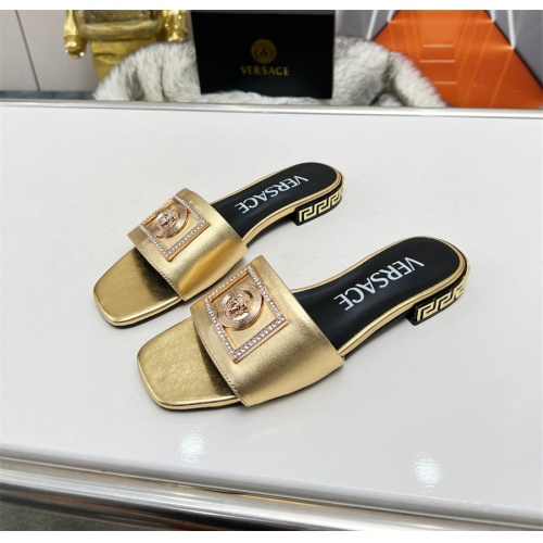 Cheap Versace Slippers For Women #1109772 Replica Wholesale [$82.00 USD] [ITEM#1109772] on Replica Versace Slippers