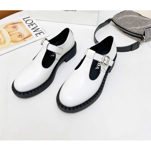 Cheap Prada Leather Shoes For Women #1110038 Replica Wholesale [$92.00 USD] [ITEM#1110038] on Replica Prada Leather Shoes