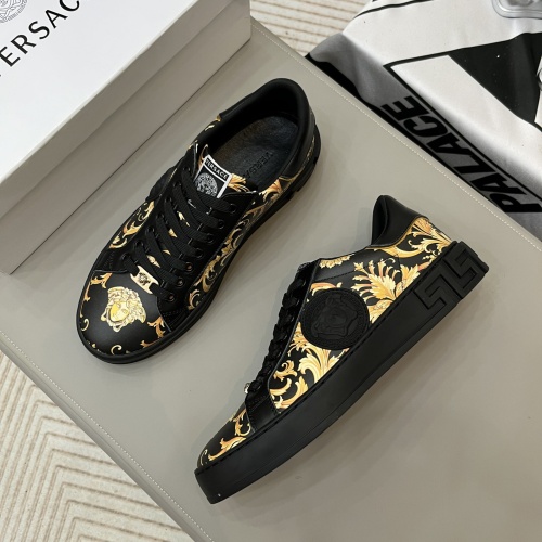 Cheap Versace Casual Shoes For Men #1110186 Replica Wholesale [$72.00 USD] [ITEM#1110186] on Replica Versace Casual Shoes